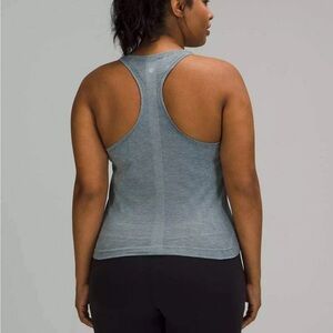Lululemon Swiftly Tech Racerback Tank Top 2.0
Tetra Stripe Rhino Grey/Icing Blue
